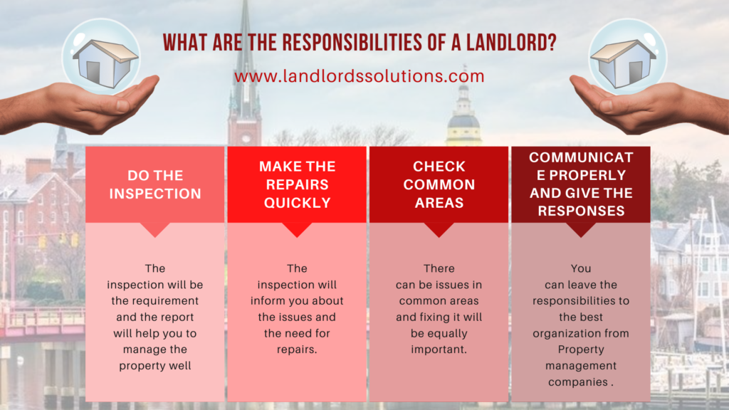 What are the responsibilities of a landlord