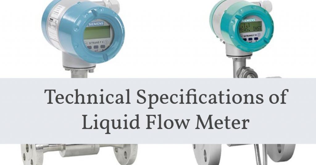 liquid flow metering- Technical Specifications of Liquid Flow Meter