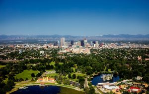 Denver city view.