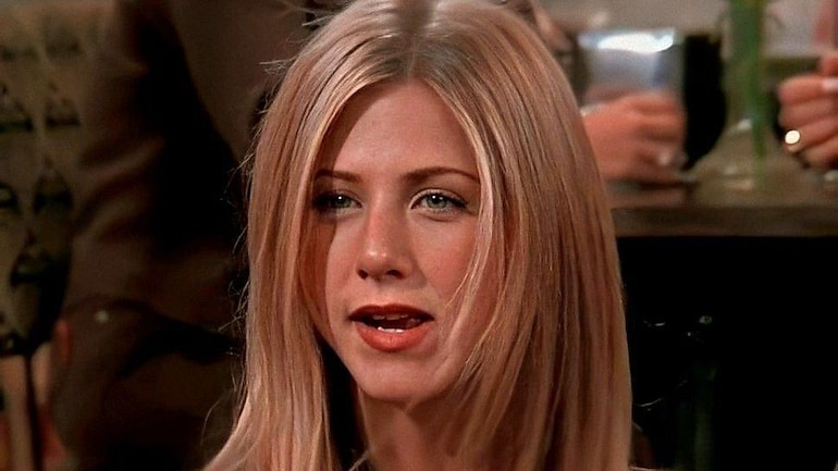 Jennifer Aniston as Rachel Green in the sitcom FRIENDS