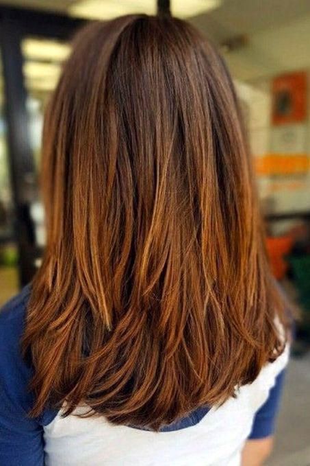 Short, medium, and long layers are the best haircut ideas for long hair for volume.