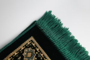 Green Color Prayer Rug