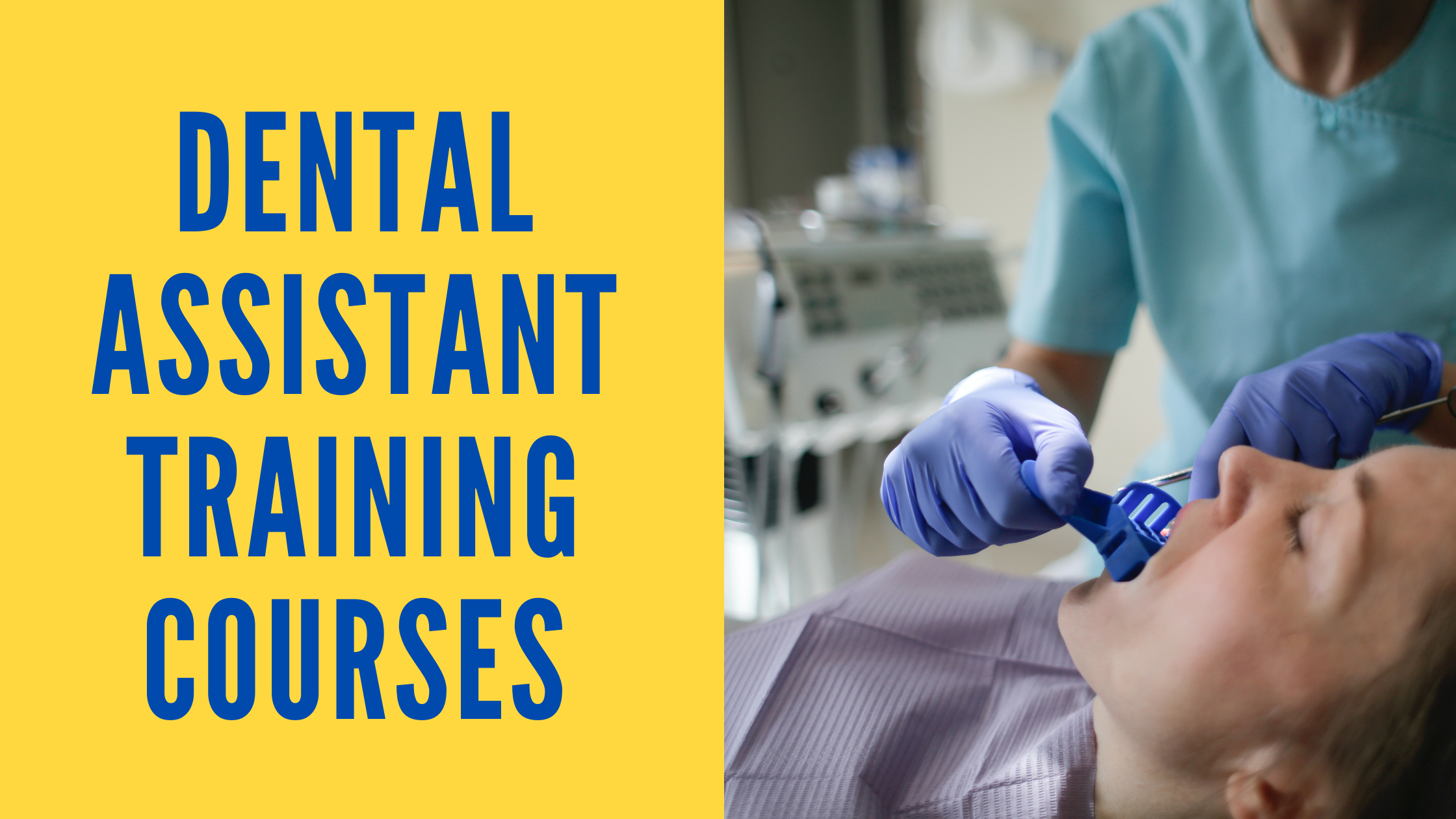 dental assistant training courses