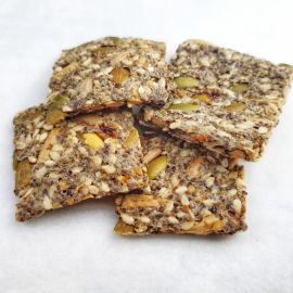 vegan multi seed cracker