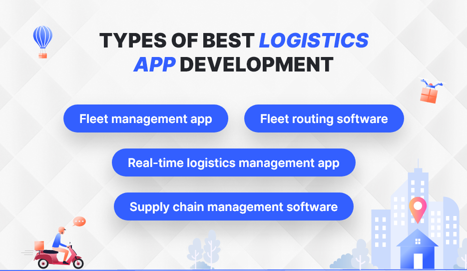 Types of Best Logistics App Development