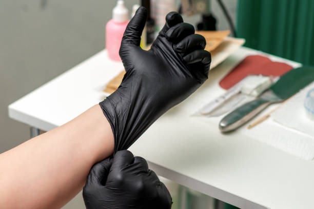 Black nitrile gloves Canada