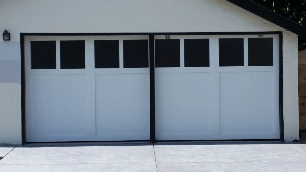 Sliding garage doors